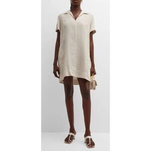 Finley Light Khaki Pullover Shirt Dress Sz. S